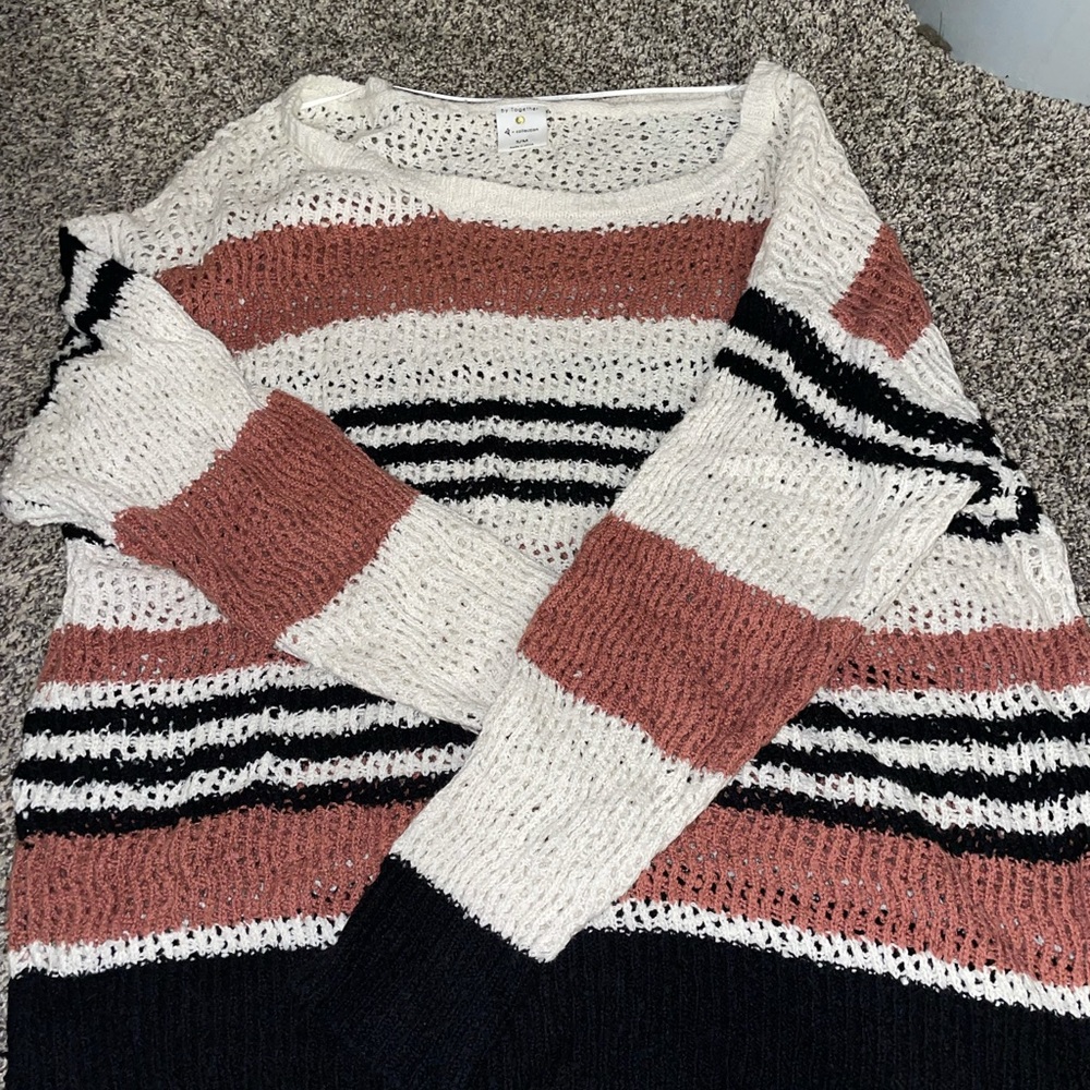 striped sweater